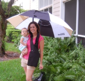 stroller umbrella holder